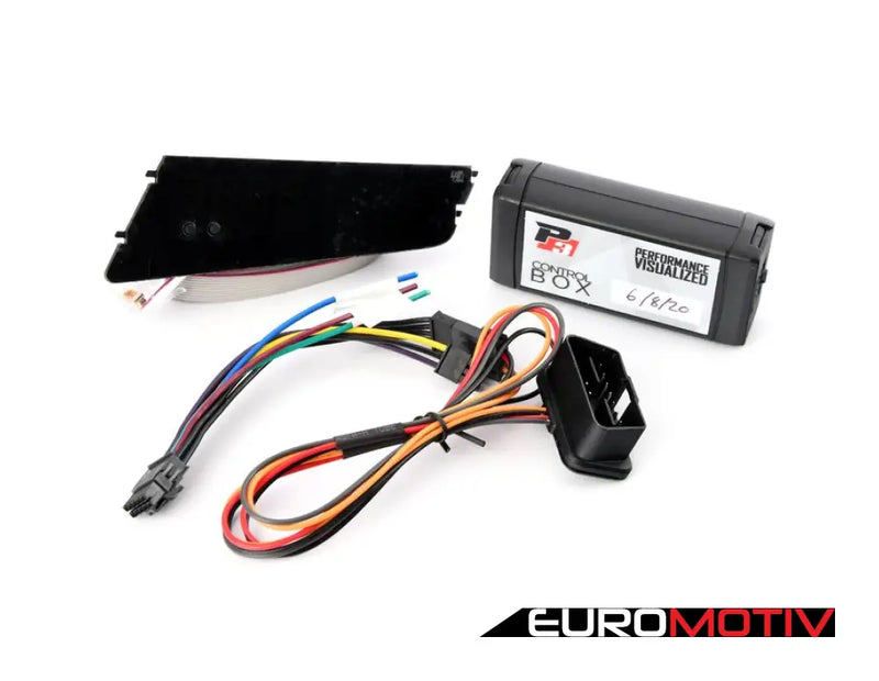 P3 V3 Integrated Digital Vent Gauge - Red/White