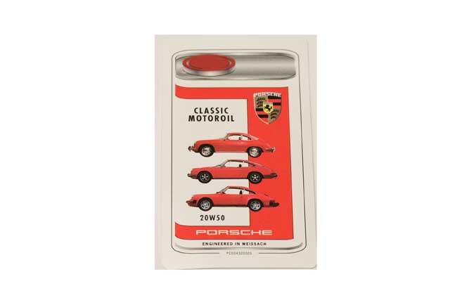 GENUINE PORSCHE Oil Service Sticker - PCG-043-200-05