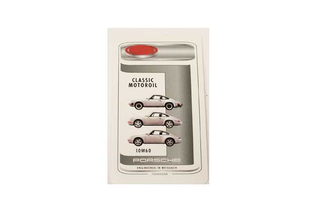 GENUINE PORSCHE Oil Service Sticker - PCG-043-200-06