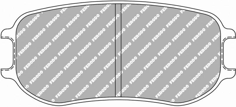Ferodo DS3.12 Racing Brake Pads for Porsche 718 Cayman GT4/RS Clubsport - Rear