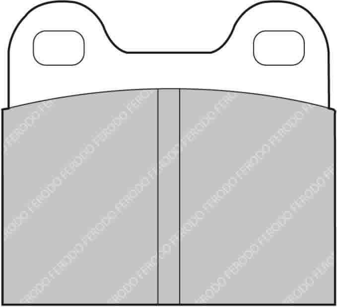 Ferodo Racing Brake Pads for Porsche 911 (F) 2.0 - Rear