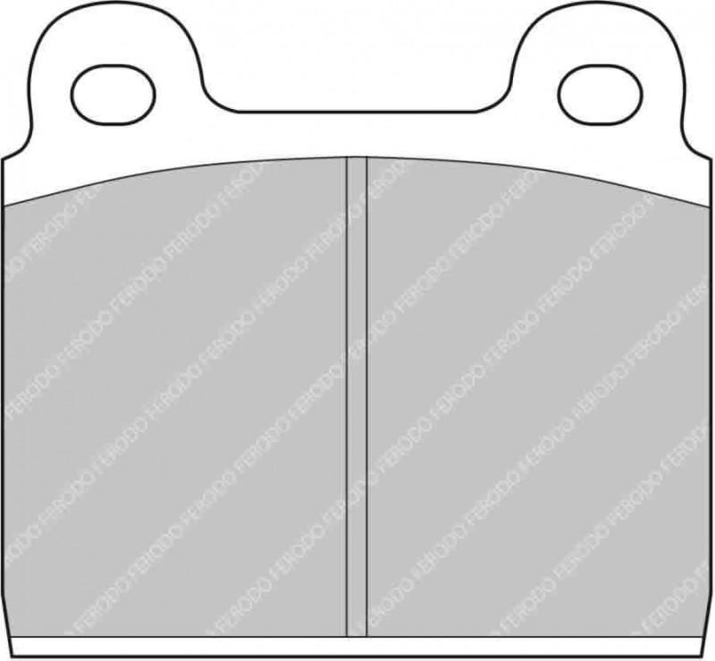 Ferodo Racing Brake Pads for Porsche 911 SC/Carrera 2.7/3.0/3.2 - Front