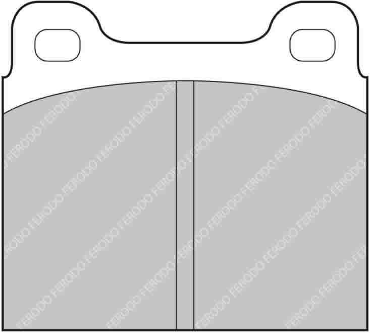 Ferodo Racing Brake Pads for Porsche 911 SC/Carrera 2.7/3.0/3.2 - Rear