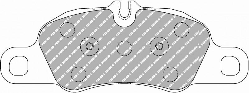 Ferodo DSUNO Racing Brake Pads for Porsche 981 Cayman/S/GTS - Front