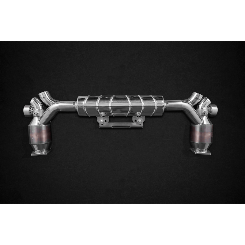 Porsche 991.1 and 991.2 Turbo/Turbo S - Exhaust Syatem With 200Cell Catalytics 02PO03903002