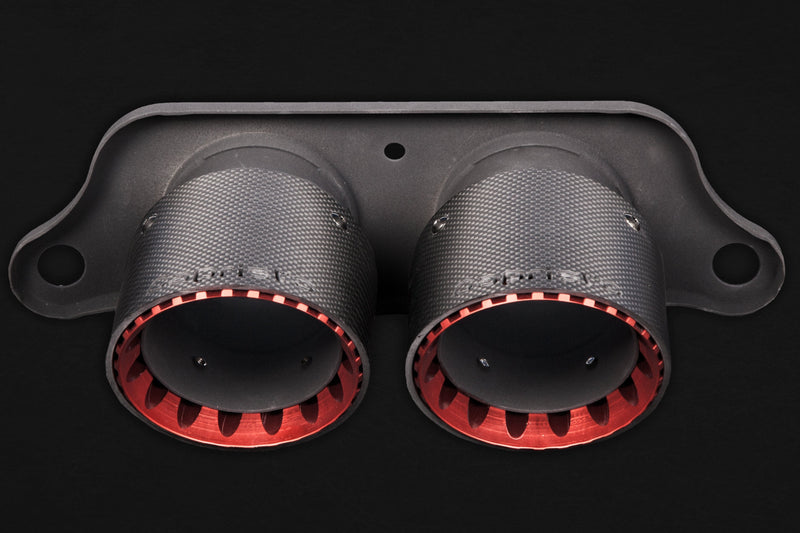 Porsche 991.2 GT3/RS – Carbon Fiber Shell Exhaust Tip for OEM Muffler