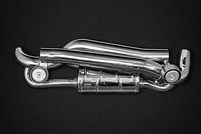 Porsche 992 Carrera/S – Valved ECE Exhaust Muffler for OEM Cats (CES3)