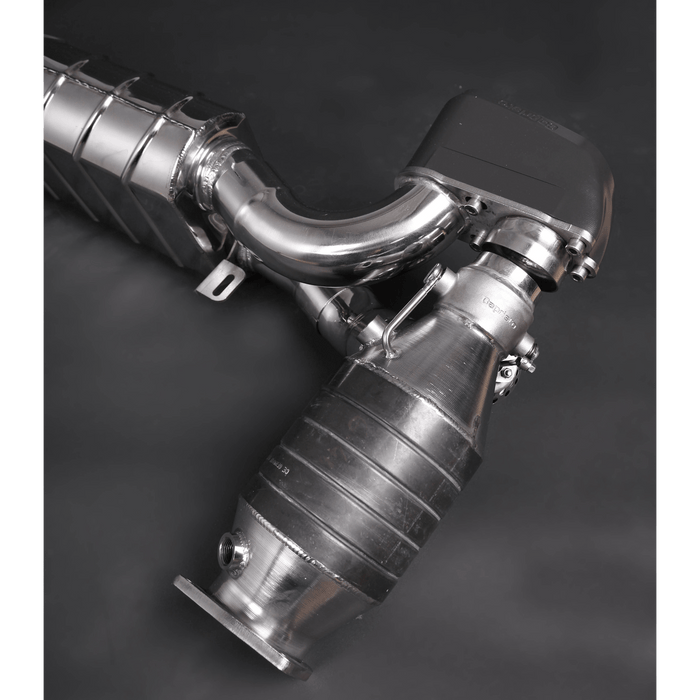 Porsche 997 Turbo FL & Turbo S - Valved Exhaust & 200 Cell Sport Cats with Ceramic Coated End Pipes  02PO01203002