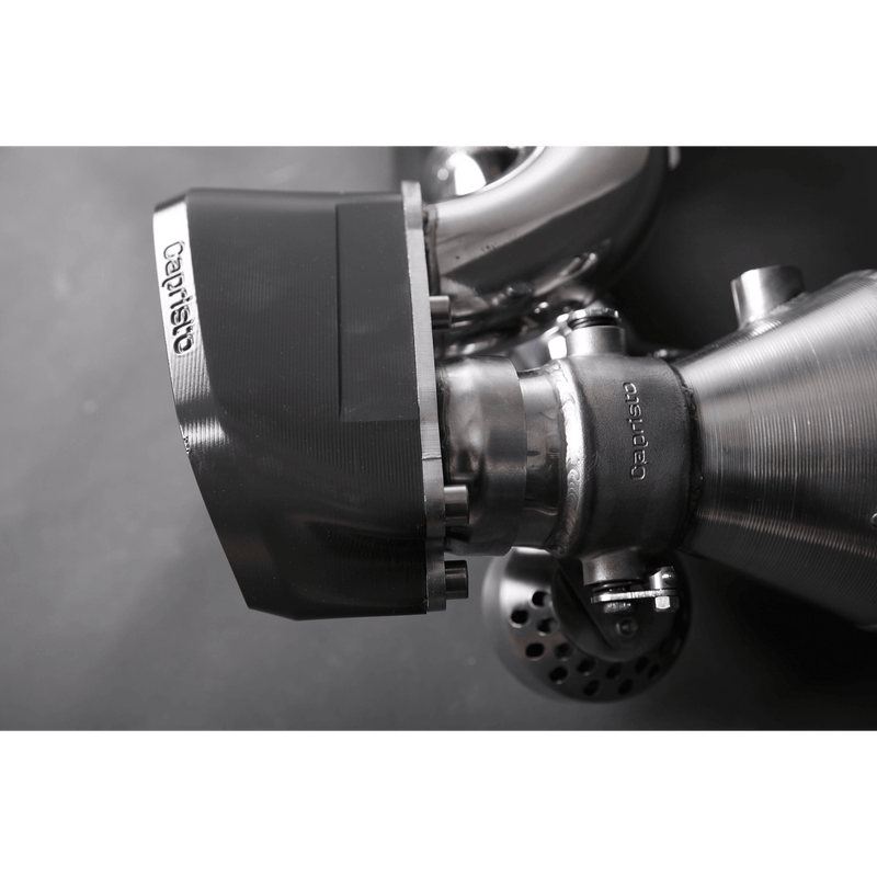 Porsche 997 Turbo FL & Turbo S - Valved Exhaust & 200 Cell Sport Cats with Ceramic Coated End Pipes  02PO01203002