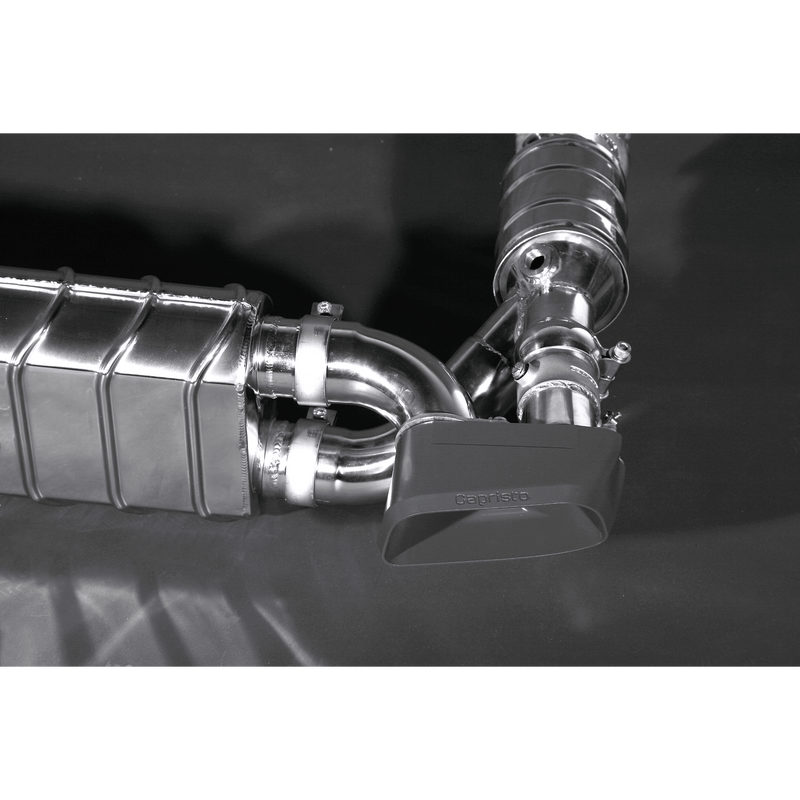 Porsche 997 Turbo/S/GT2/ – RS Valved Exhaust & 200 Cell Sport Cats with Ceramic End Pipes 02PO01103001