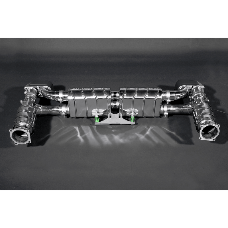 Porsche 997 Turbo/S/GT2/ – RS Valved Exhaust & 200 Cell Sport Cats with Ceramic End Pipes 02PO01103001