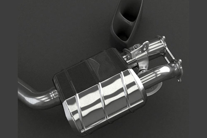 Porsche Panamera 970 Executive (Long Version)Turbo/S – Valved Exhaust System & Mid-Pipes 02PO04703006