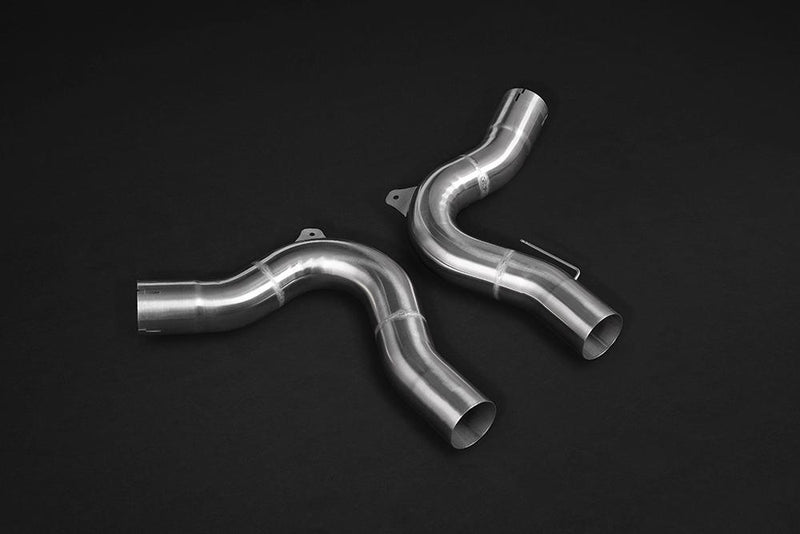 Porsche Panamera 971 Turbo & Turbo S – Valved Exhaust System & Mid-Pipes (NO Remote) 02PO04703008