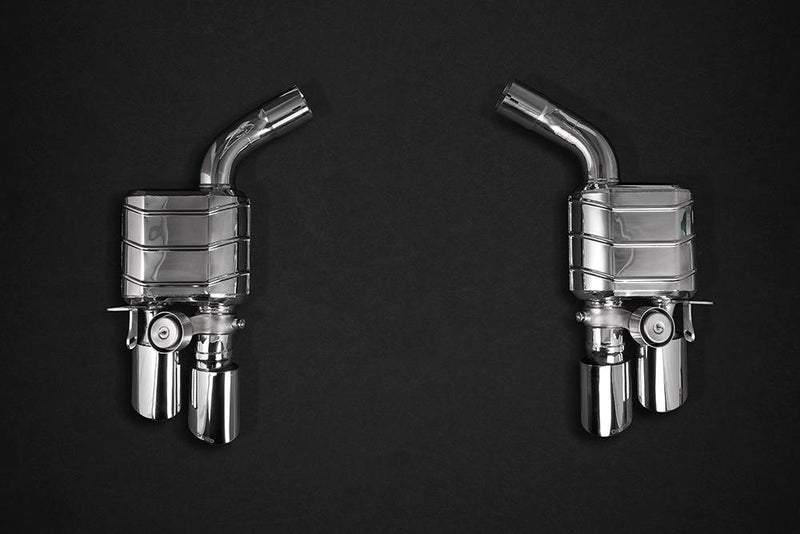 Porsche Panamera 971 Turbo & Turbo S – Valved Exhaust System & Mid-Pipes (NO Remote) 02PO04703008