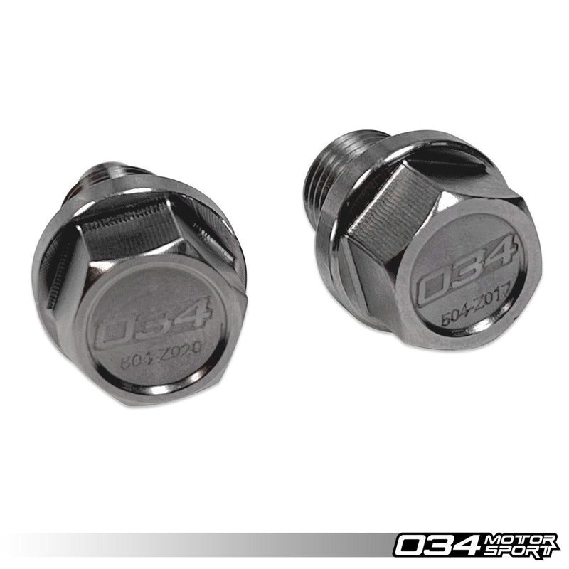 034MOTORSPORT REAR DIFFERENTIAL MAGNETIC DRAIN PLUG KIT, AUDI 8J/8P/8V/8V.5/8S/8Y, VW MK5/MK6/MK7/MK7.5/MK8