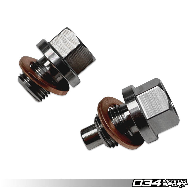 034MOTORSPORT REAR DIFFERENTIAL MAGNETIC DRAIN PLUG KIT, AUDI 8J/8P/8V/8V.5/8S/8Y, VW MK5/MK6/MK7/MK7.5/MK8