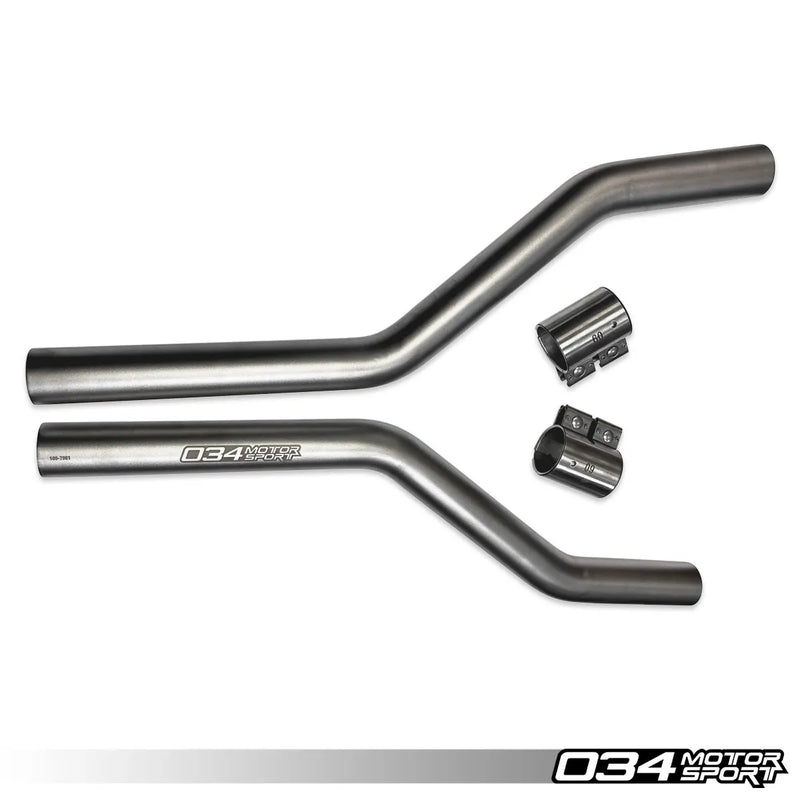 034Motorsport Res-X Front Resonator Delete, B9/B9.5 Audi S4/S5 3.0T