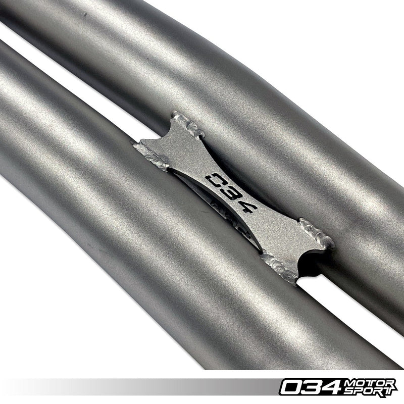 034MOTORSPORT RES-X RESONATOR DELETE AND X-PIPE, B9 S4 3.0T