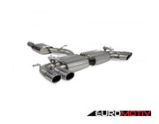 Resonated Cat-Back System - Valved With Monaco Quad Tips