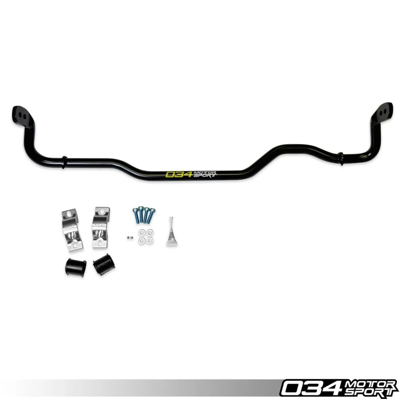 034Motorsport RS+ Adjustable Solid Rear Sway Bar Upgrade, MQB AWD