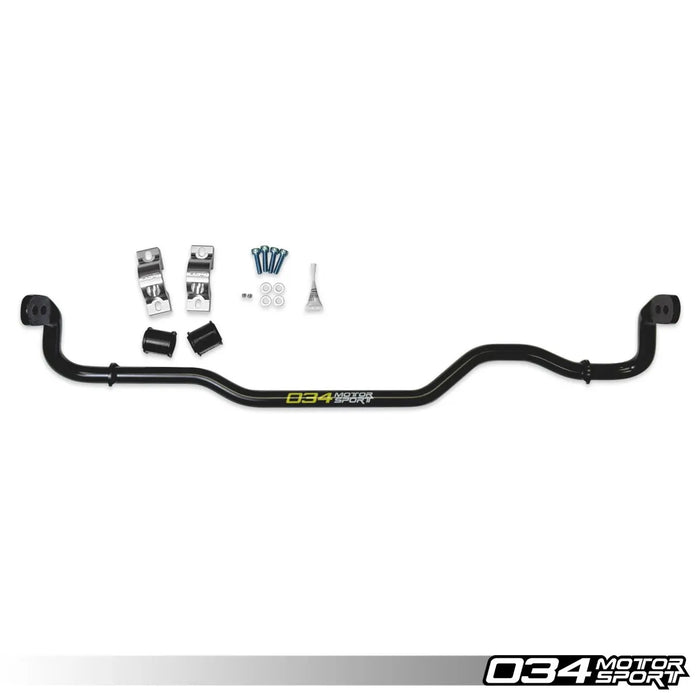 034Motorsport RS+ Adjustable Solid Rear Sway Bar Upgrade, MQB AWD