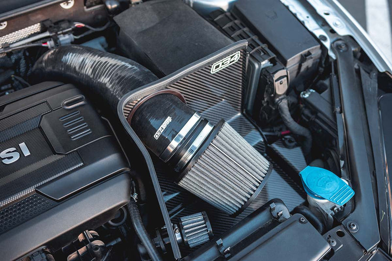 034MOTORSPORT S34 CARBON FIBER INTAKE, 8V/8V.5 AUDI A3/S3/TT/TTS, MK7/7.5 VW GOLF/GTI/R, MK7 VW GLI, 1.8T/2.0T GEN 3
