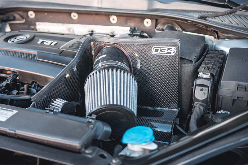 034MOTORSPORT S34 CARBON FIBER INTAKE, 8V/8V.5 AUDI A3/S3/TT/TTS, MK7/7.5 VW GOLF/GTI/R, MK7 VW GLI, 1.8T/2.0T GEN 3