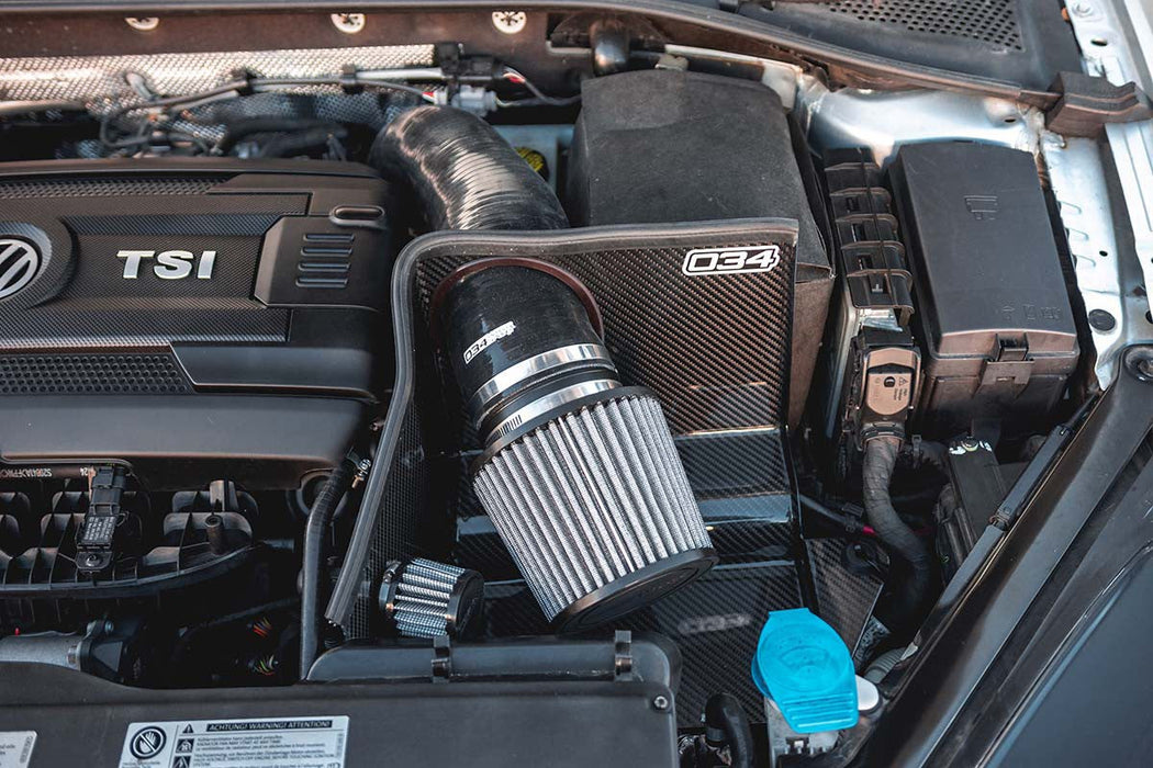 034MOTORSPORT S34 CARBON FIBER INTAKE, 8V/8V.5 AUDI A3/S3/TT/TTS, MK7/7.5 VW GOLF/GTI/R, MK7 VW GLI, 1.8T/2.0T GEN 3