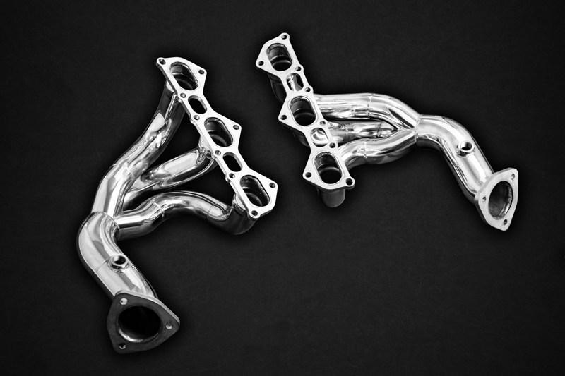 Porsche 718 Spyder & GT4 exhaust manifolds with 100 cell catalytic convereters 02PO01003014
