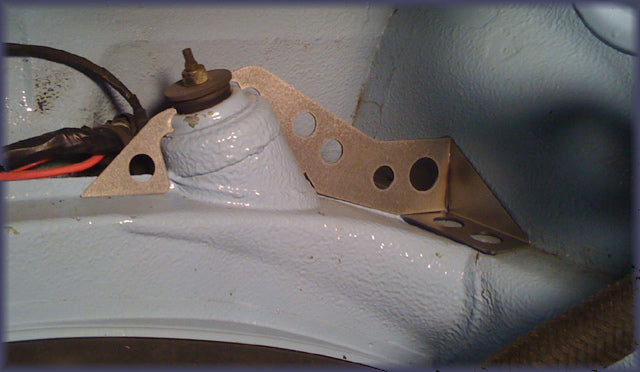 Shock tower bracing - parts mocked up