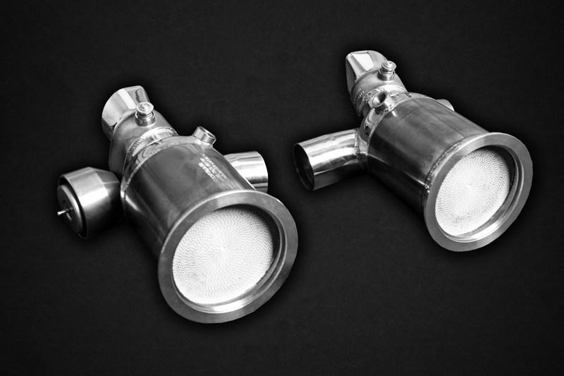 Porsche 991 GT2 RS Valve Controlled Catalytic Convereters 200cpsi 02PO03903018