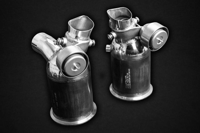 Porsche 991 GT2 RS Valve Controlled Catalytic Convereters 200cpsi 02PO03903018