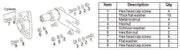 Spring Plate Hardware Kit Content