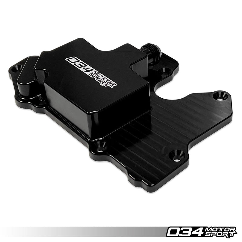 034MOTORSPORT STAGE 2 BILLET VALVE COVER BREATHER ASSEMBLY, 8V/8V.5 AUDI A3/S3, MK7/MK7.5 VOLKSWAGEN GTI/GOLF R