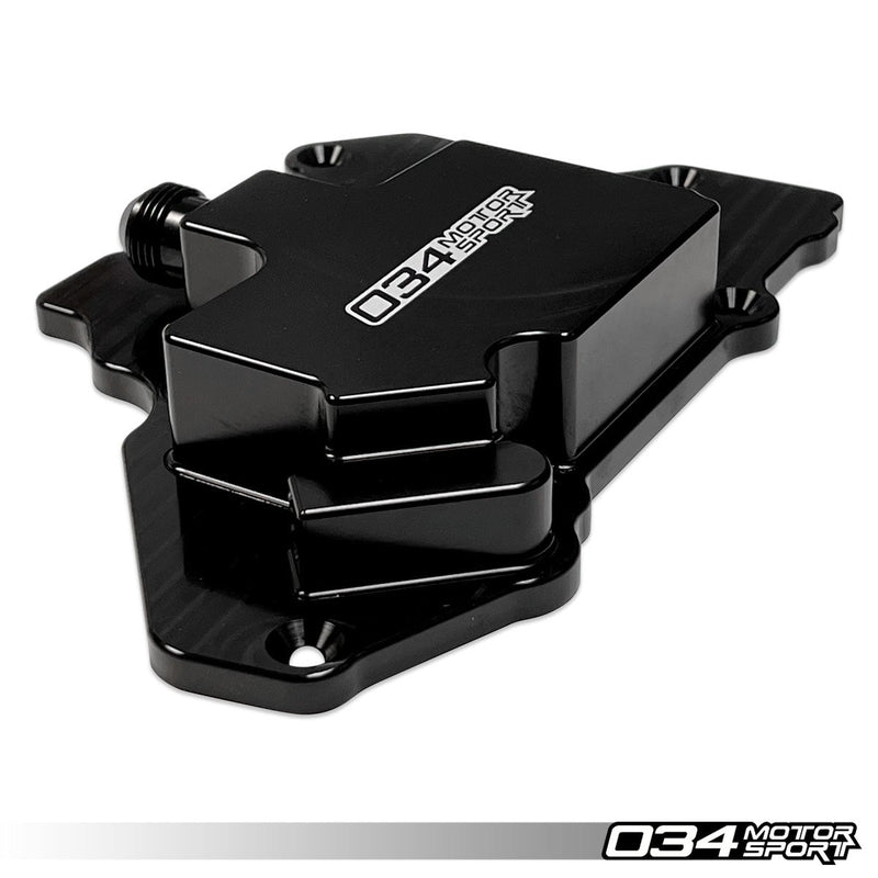 034MOTORSPORT STAGE 2 BILLET VALVE COVER BREATHER ASSEMBLY, 8V/8V.5 AUDI A3/S3, MK7/MK7.5 VOLKSWAGEN GTI/GOLF R