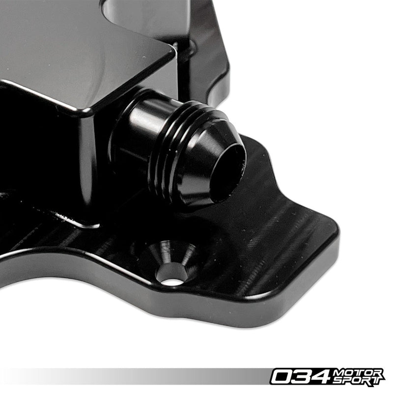 034MOTORSPORT STAGE 2 BILLET VALVE COVER BREATHER ASSEMBLY, 8V/8V.5 AUDI A3/S3, MK7/MK7.5 VOLKSWAGEN GTI/GOLF R