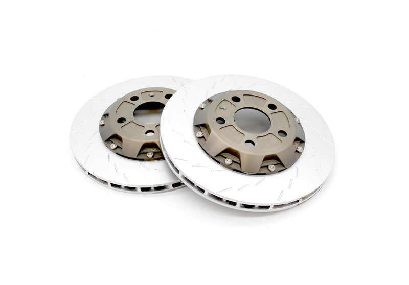 RacingLine Stage 3 Performance 2 Piece Rear Rotors 310mm / MQB / MQBE / Axle Set