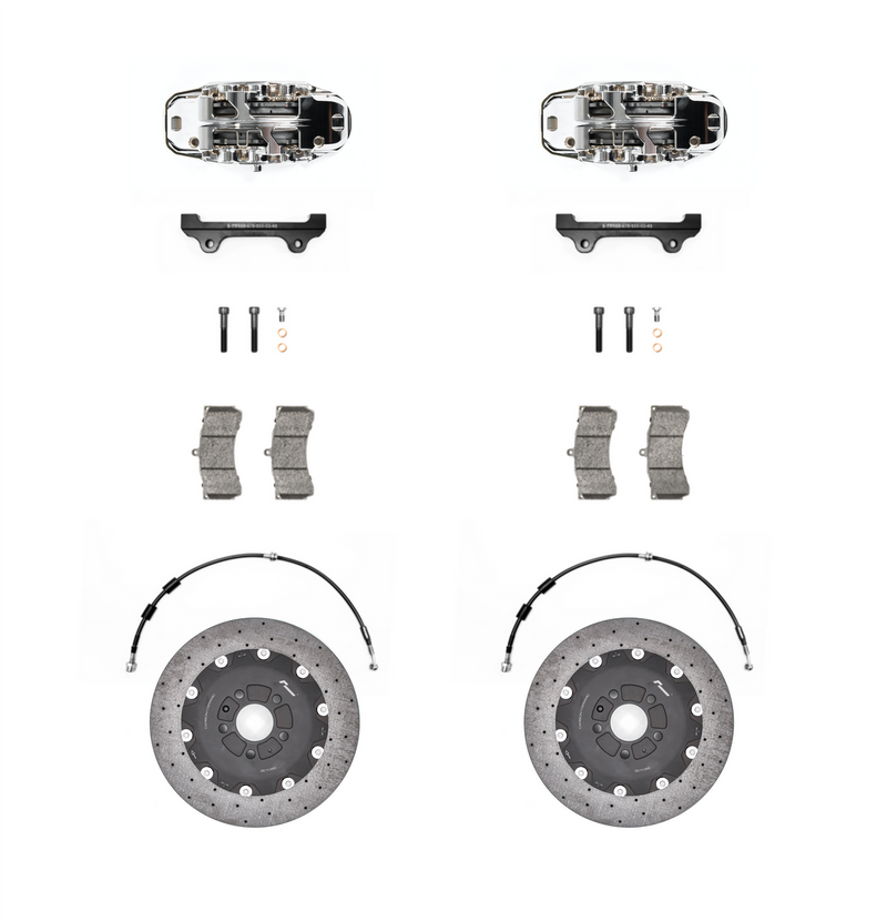 RacingLine Carbon Ceramic Stage 3+ Big Brake Kit For VW/Audi MQB/MQB EVO (355mm) | VWR651002