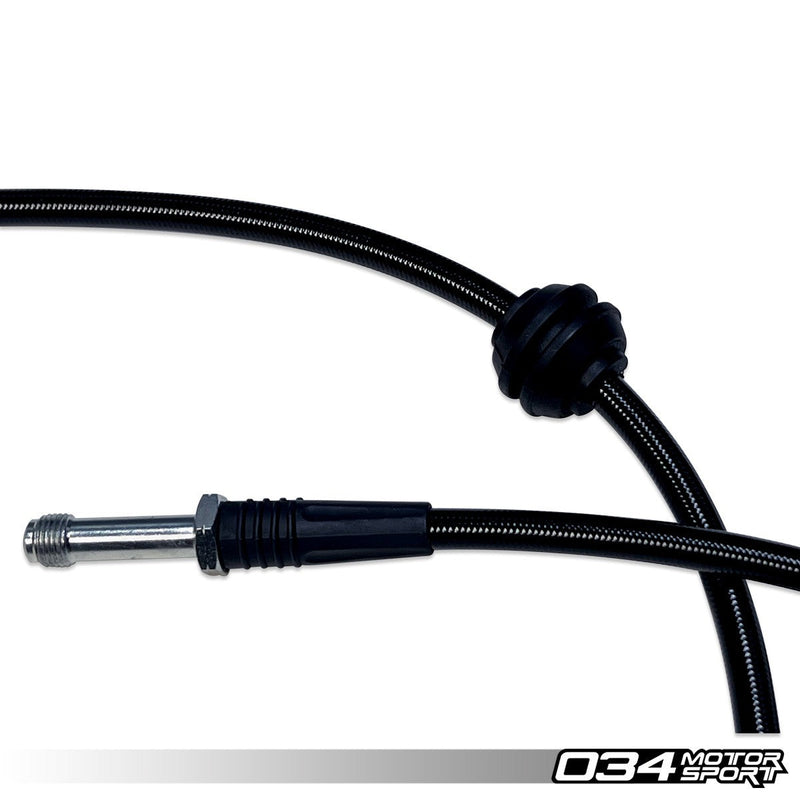 034MOTORSPORT STAINLESS STEEL BRAIDED BRAKE LINE KIT, B8/B8.5 AUDI S4/S5