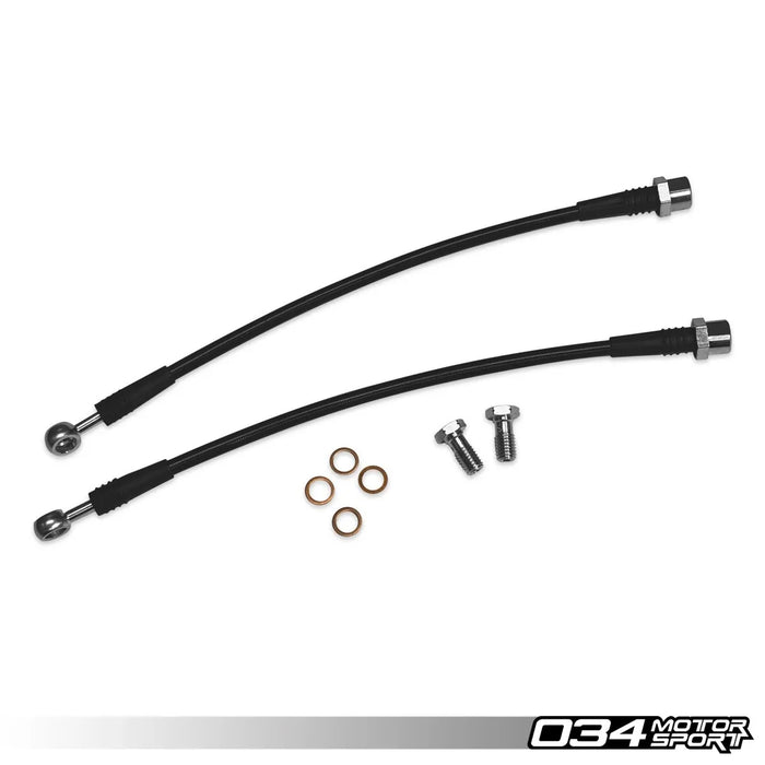 034Motorsport Stainless Steel Braided Lines, Rear, B9/B9.5 Audi A4/S4, A5/S5/RS5, Q5/SQ5