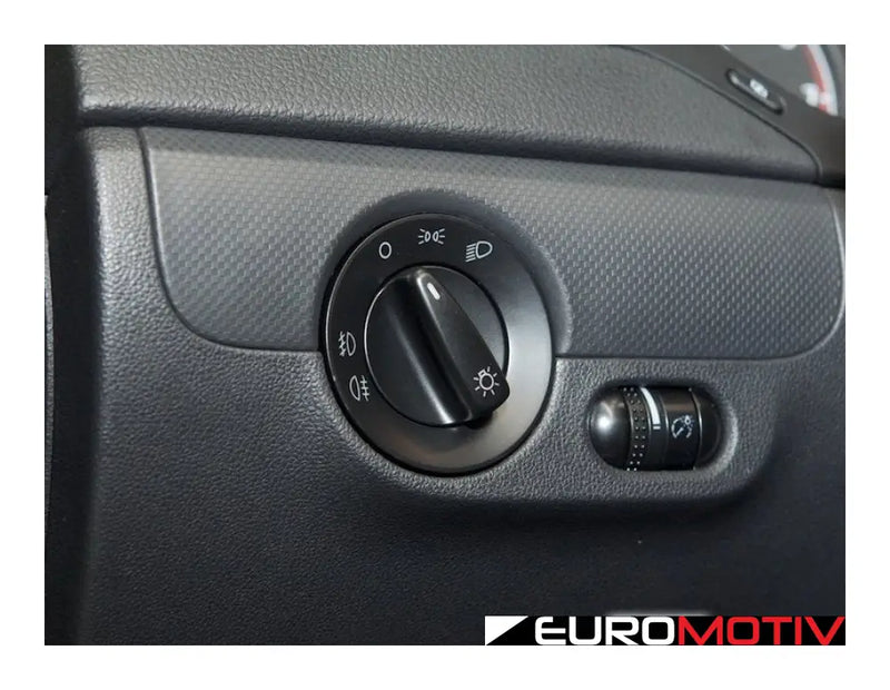 Standard European Headlight Switch - Black