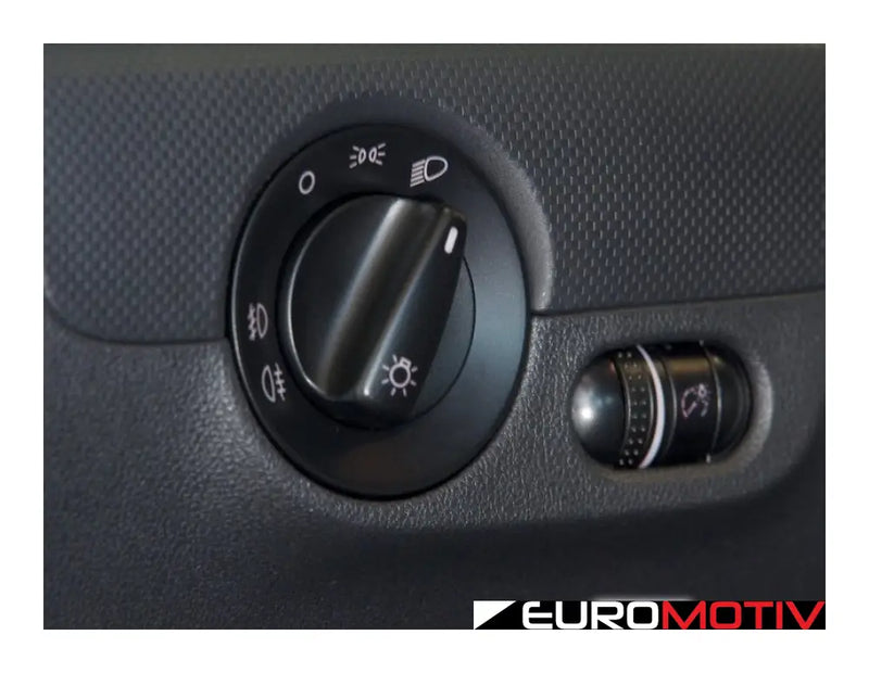 Standard European Headlight Switch - Black