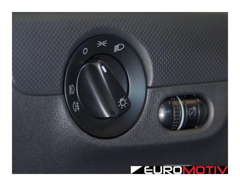 Standard European Headlight Switch - Black