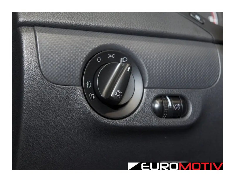 Standard European Headlight Switch - Black