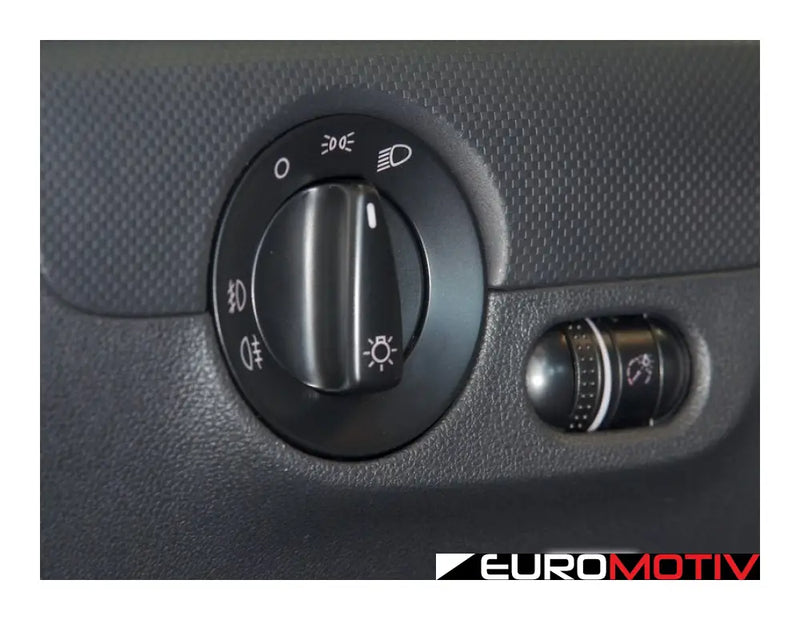 Standard European Headlight Switch - Black