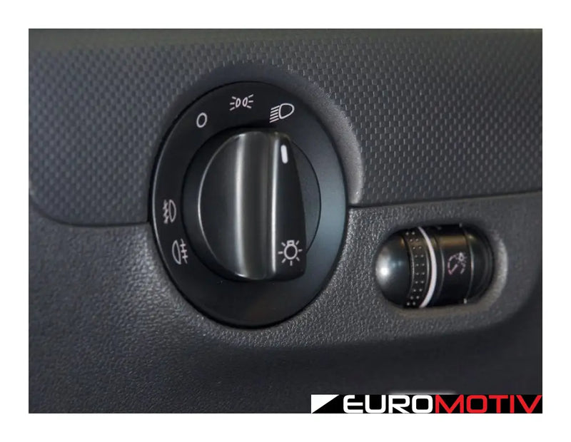 Standard European Headlight Switch - Black