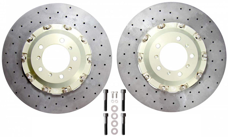 Surface Transforms Carbon Ceramic Discs for Porsche 992 Carrera GTS/4GTS/Turbo (Upgrade) - 410x36mm Front Set