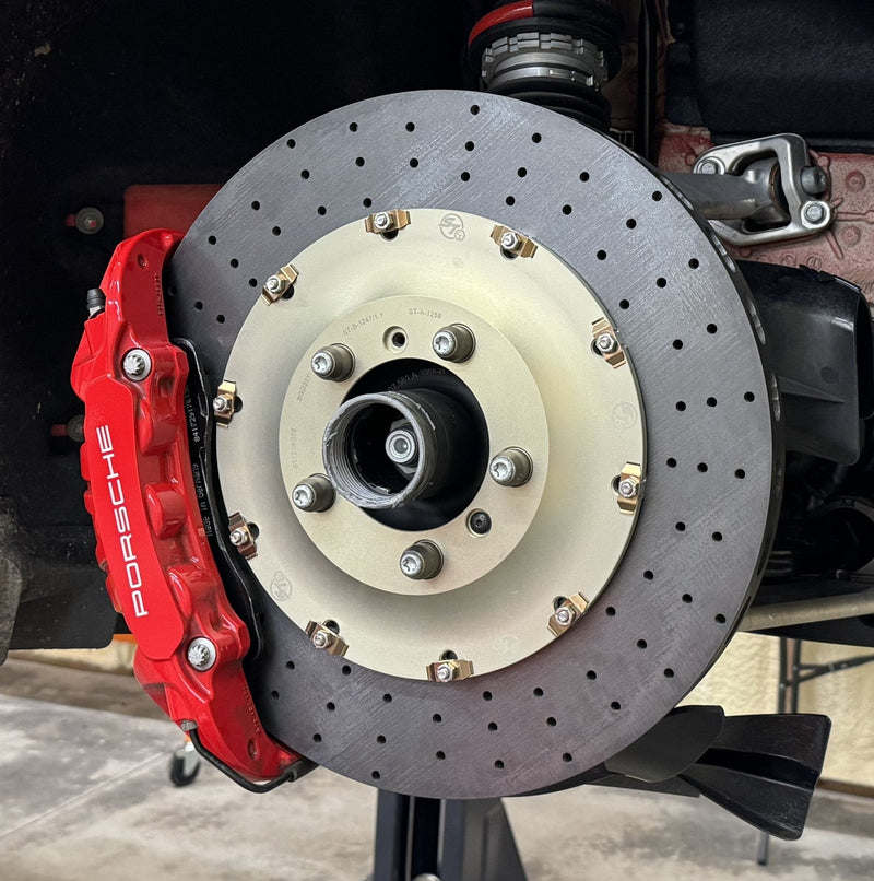 Surface Transforms Carbon Ceramic Discs for Porsche 992 GT3RS (Upgrade) - 380x32mm Rear Set