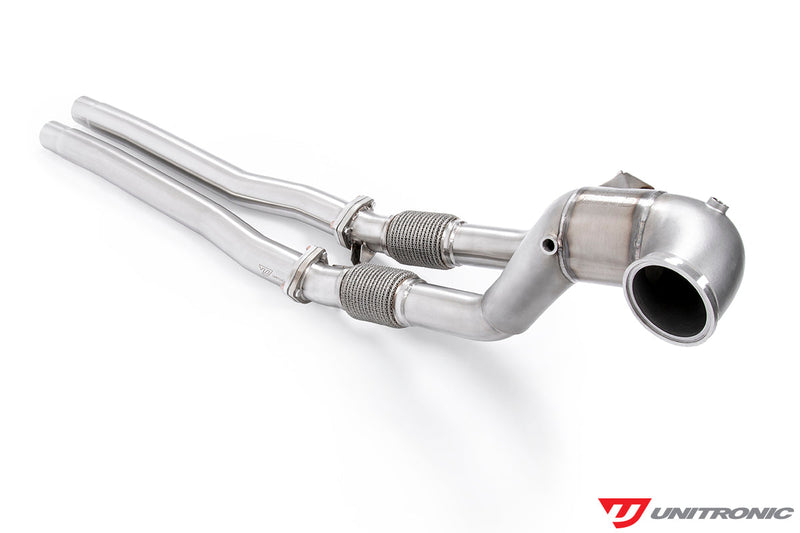 UNITRONIC DOWNPIPE W/ MIDPIPES FOR 2.5TFSI EVO