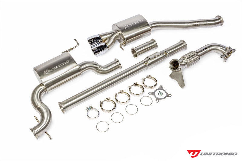 UNITRONIC TURBO-BACK EXHAUST FOR VW MK5, MK6 JETTA, GLI 2.0T FSI, Gen 1 TSI